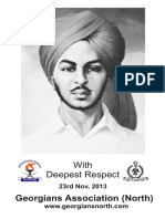With Deepest Respect: 23rd Nov, 2013