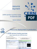 Resource Deployment: CERN Openlab II Quarterly Review 20 September 2006