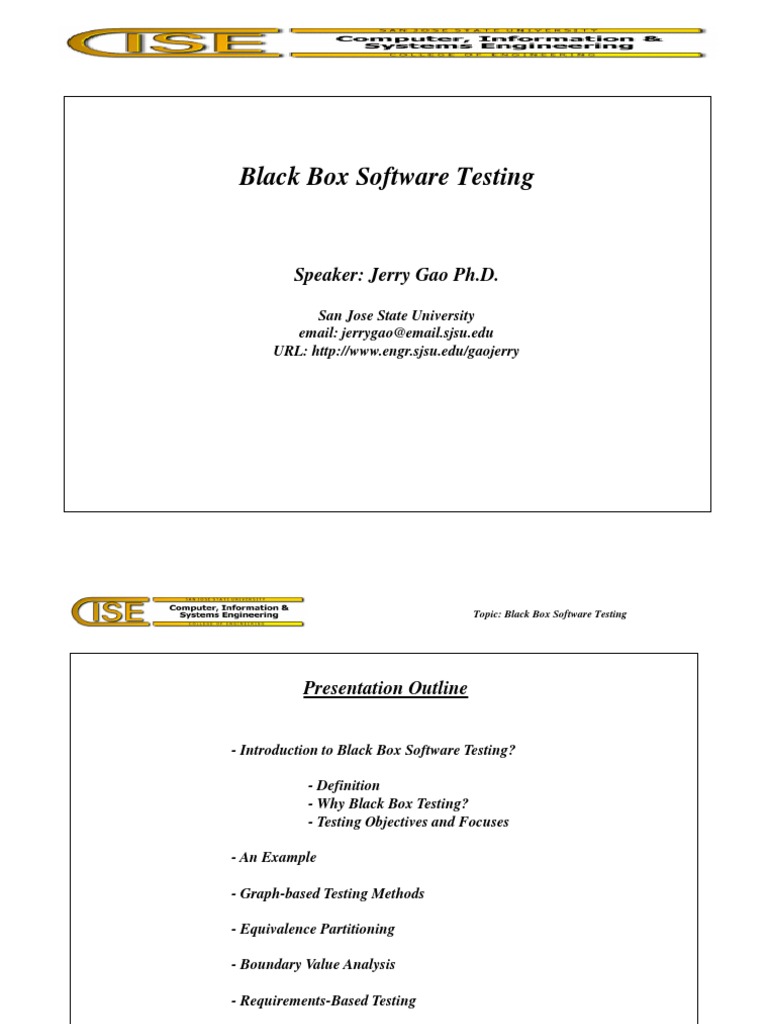 Black Box Testing | PDF | Software Testing | Triangle