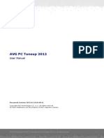 AVG PC Tuneup 2012: User Manual