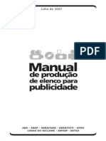 Manual Producao Elenco