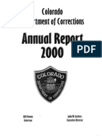 2000 Colorado Dept of Corrections Annual Report