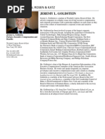 Jeremy Goldstein Bio