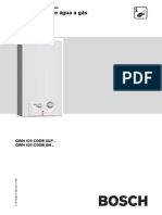 Manual Aquecedores de Agua A Gas GWH420CODB PDF