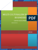 In Business Environment and Multicultural Business Setting