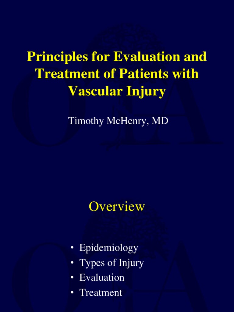 Hard Signs of Vascular Injury Evaluation | PDF | Ischemia | Medical ...