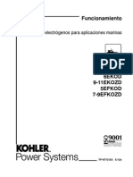 Kohler - Tp-6772-Es - Operation Manual, Spanish - 5-11 Ekod, Efkod, Ekozd, Efkozd