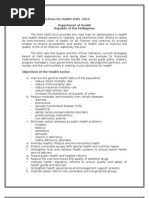 Download I National Objectives for Health 2005 -2010 Department of Health by jonalyn bade SN23237138 doc pdf