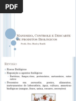 Aula 3 - Manuseio Controle e Descarte de Material Biológico