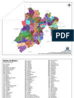 Mapa Edomex Con Nombres