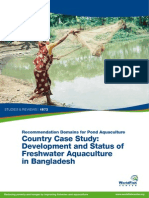 Development and Status of Freshwater Aquaculture in Banglades