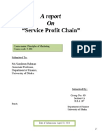 "Service Profit Chain": A Report On
