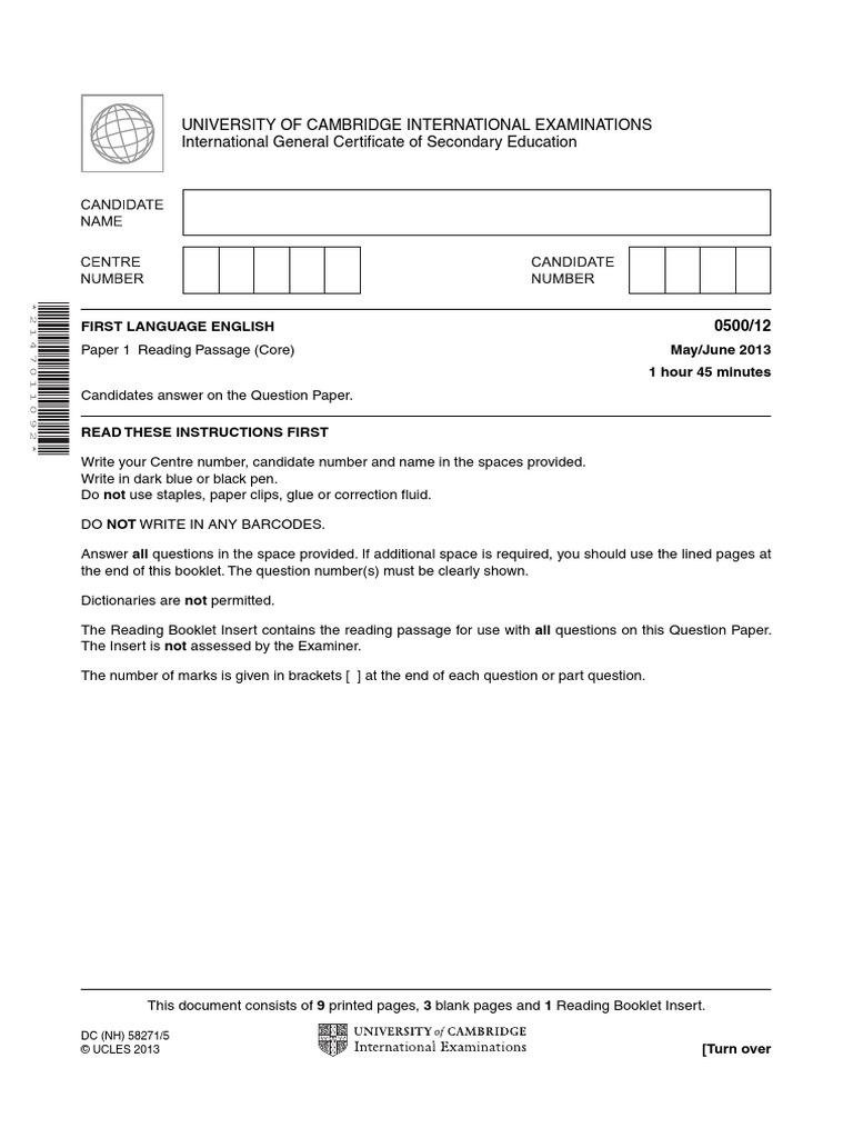 Report writing igcse format image