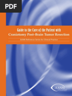 Guide to the Care of the Patient With Craniotomy Post Brain Tumor Resection