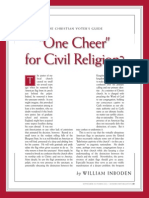 One Cheer for Civil Religion?