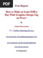 How To Make at Least $100 A Day With Graphics Design Gig On Fiverr