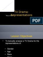 12G Lesson Four - TV Drama Representations (Revised After Lesson)