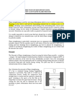 Correction of Distortion Using Line Heating