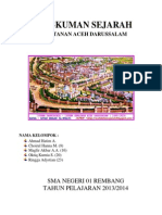 Sejarah Kesultanan Aceh Darussalam