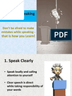 Improving Speaking Skills: That Is How You Learn!