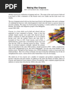 Crayon Etching Process and Materials | PDF