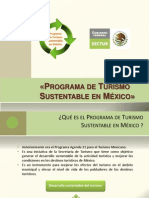 Programa de Turismo Sustentable en Mexico