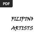 Filipino Artists