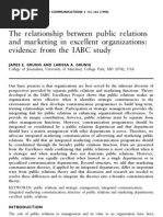 Download The Relationship Between Public Relations and Marketing in Excellent Organizations- Evidence From the IABC Study by filipemarques SN2324136 doc pdf