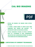 Optical Bio Imaging: George P Mathew 2 Sem Mtech Isp, Cusat