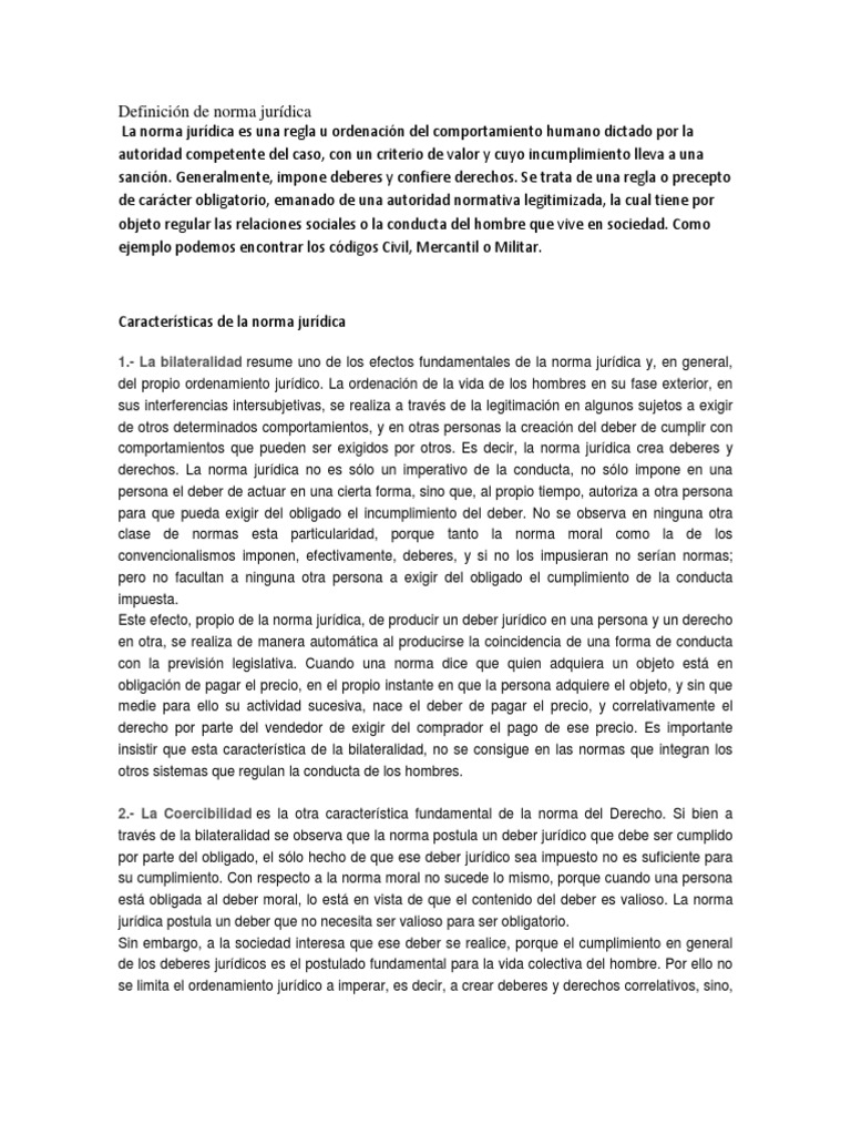 Definición de Norma Jurídica Norma (social) Legislación