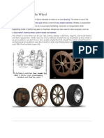 The Invention of The Wheel: Bearing Wheel and Axle Six Simple Machines