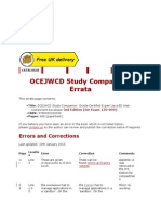 OCEJWCD Study Companion: Errata