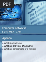 Computer Networks: SSTM Mba - Cab