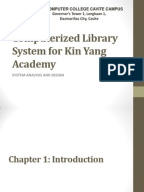 Computerized library system thesis introduction