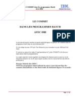 Le COMMIT en Programmes Batch Avec DB2