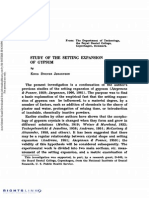 Study of The Setting Expansion of Gypsum