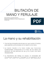 Rehabilitacion Mano y Ferulaje To