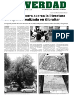 La Verdad Del Campo de Gibraltar - José Juan Yborra Acerca La Literatura en Español Realizada en Gibraltar PDF