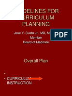 Guidelines Curriculum Planning