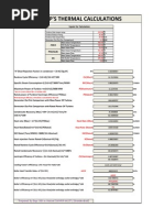 Thermal Calculations - WHRS