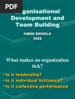 Team Building and Organisational Development