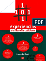 101 experiencias de filosofía cotidiana - Roger-Pol Droit - copia.pdf