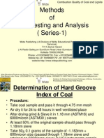 Coal Testing and Analysis Methods