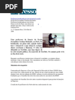 Professora brutalizada por tirar telemóvel na aula