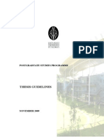 UTP+Thesis+guidelines 2009