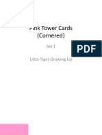 Pink Tower Cards 1