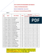 20140507SODE March2014 Exam Result