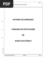 MB CONSULTORES - Roteiro de Inspecao de Tanques e Estocagem