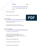 Macromolecule Webquest 1 3