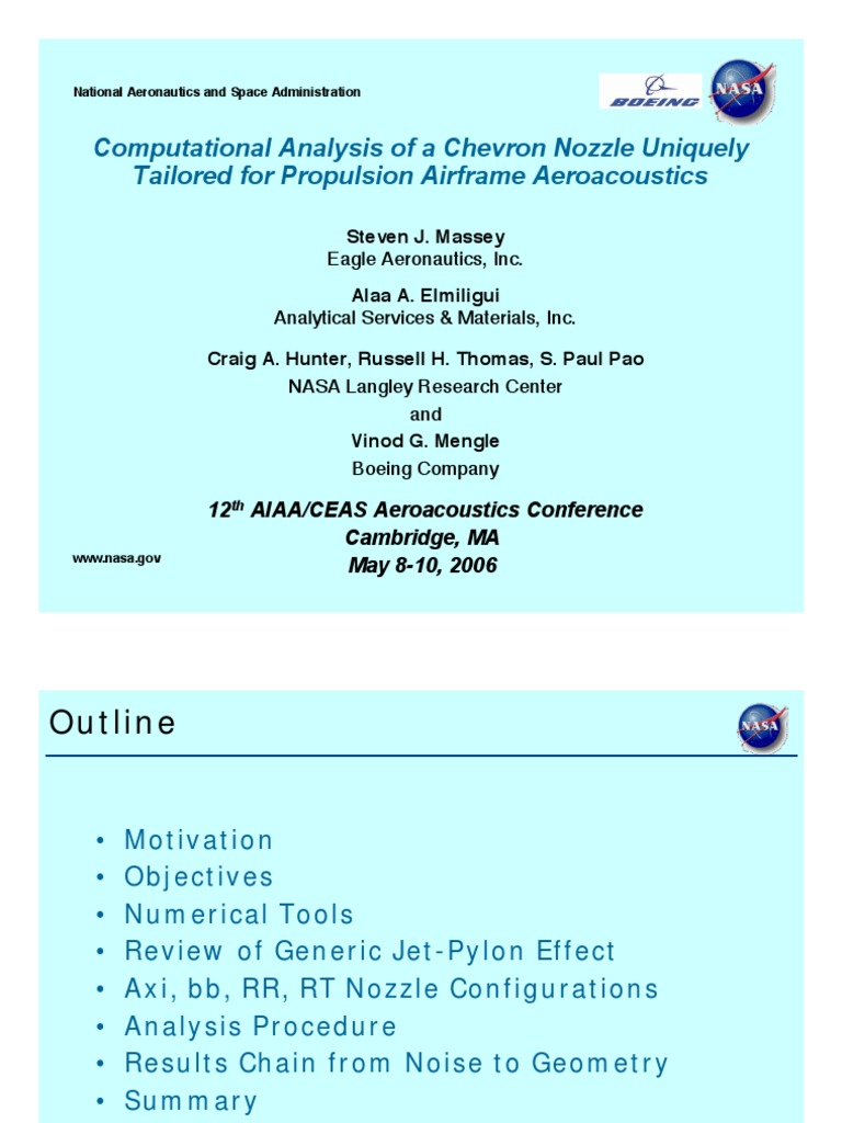 CFD Analysis of Chevron Nozzle | PDF | Vortices | Computational Fluid ...